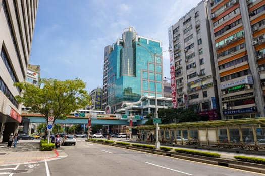 Taipei, Taiwan 16 September 2023: Taipei downtown city