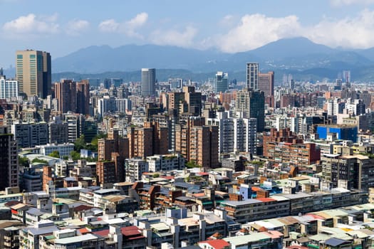 Taipei, Taiwan 28 September 2022: Taipei city skyline