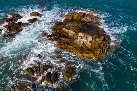 Top view of the island