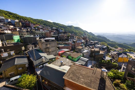 Taiwan Jiufen village on the mountain