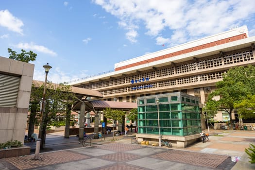 Taipei, Taiwan 02 January 2024: Taipei main station in Taipei city