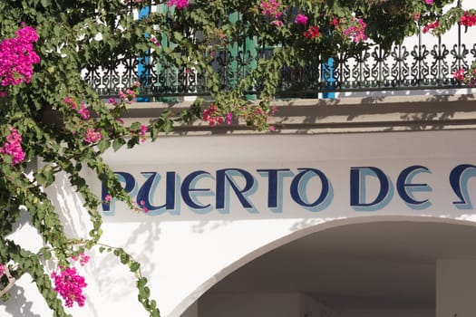 Puerto de Mogan in the south of Las Palmas de Gran Canaria in Spain. spring shots.