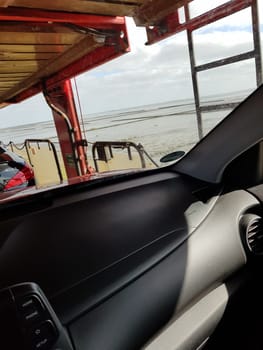 The car train to westerland on sylt