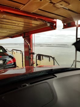 The car train to westerland on sylt