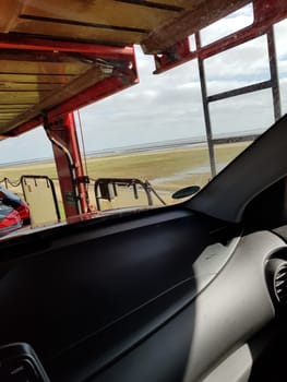 The car train to westerland on sylt