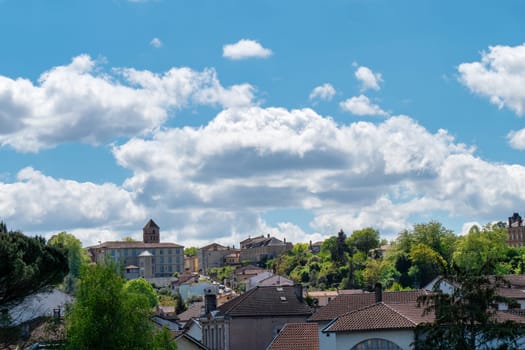 a view of Aire sur l'Adour city, Les Landes, France