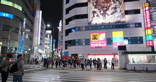 Tokyo, Japan 06 July 2019: Ikebukuro district in Japan