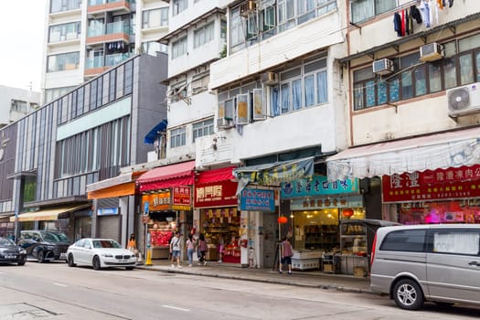 Hong Kong 31 March 2024: Hong Kong food market in the shop at Kowloon city