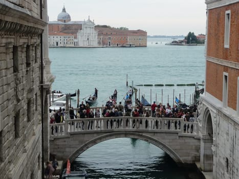 Venice, Italy October 9, 2019: Venice  is a city in northeastern Italy and the capital of the Veneto region
