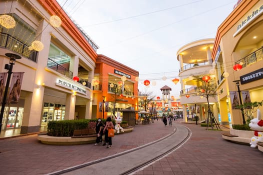 Kaohsiung 02 February 2024: SKM outlet park in Kaohsiung of Taiwan