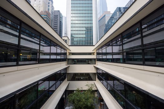 Hong Kong 01 April 2024: Renovation of Central market in Hong Kong city