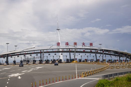 Hong Kong 28 June 2023: Hong Kong Zhuhai Macau Bridge
