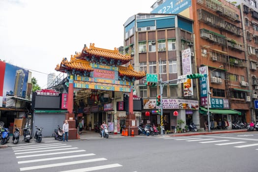 Taipei, Taiwan 17 October 2023: Huaxi Street Tourist Night Market in Taipei