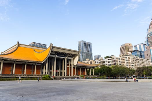 Taipei, Taiwan 18 January 2024: Sun Yat Sen Memorial Hall in Taipei city