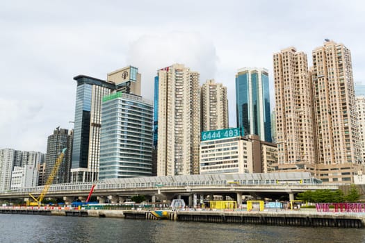 Hong Kong 26 June 2023: Hong Kong city skyline