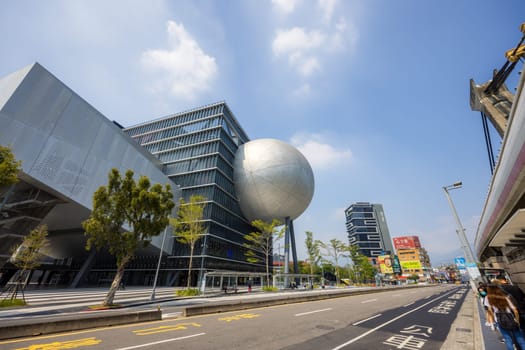 Taipei, Taiwan 04 October 2022: Taipei Performing Arts Center in Jiantan of Taiwan