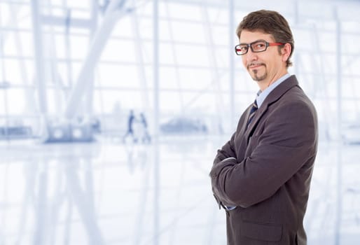 young business man portrait at the office