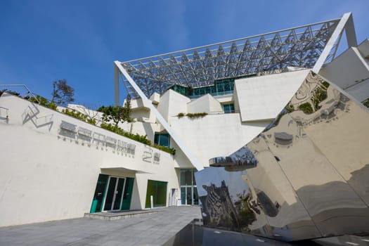 Taiwan, 21 February 2023: Tainan Art Museum in Taiwan