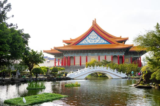 Taipei, Taiwan 03 March 2023: National Concert Hall in Chiang Kai shek Memorial Hall in Taipei of Taiwan