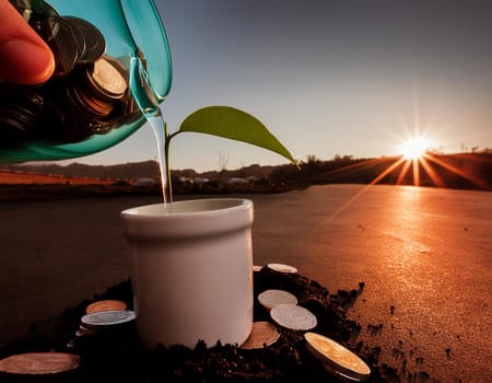 Global warming and pollution concept - sustainability