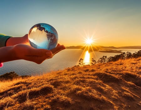 Global warming and pollution concept - sustainability
