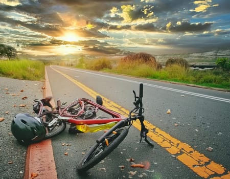Cyclist was hit by a car