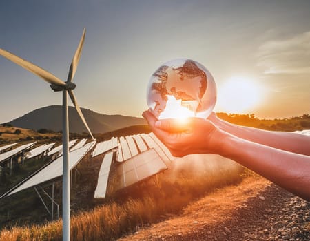 Global warming and pollution concept - sustainability