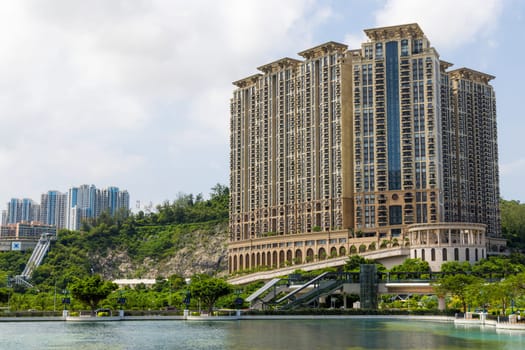 Macau 29 June 2023: Residential building in Macau city