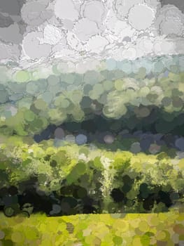 Beautiful Landscape on a Summer Day