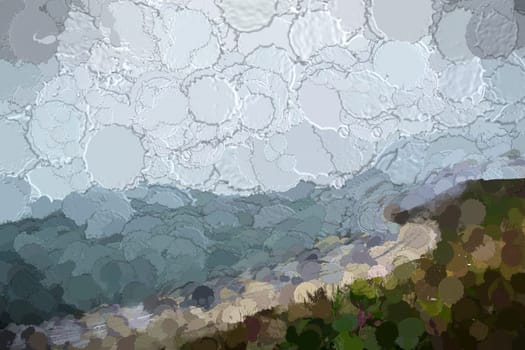 Beautiful Seascape on a Summer Day