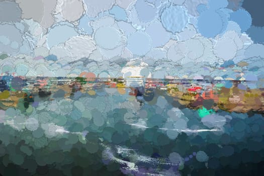 Beautiful Seascape on a Summer Day