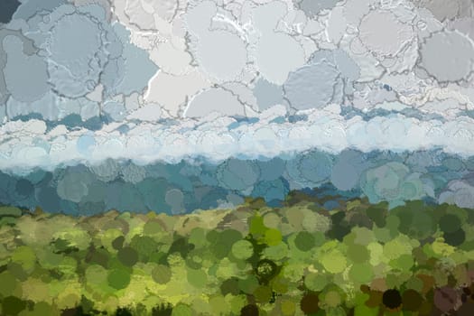 Beautiful Landscape on a Summer Day