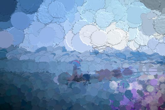 Beautiful Seascape on a Summer Day