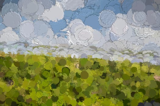 Beautiful Landscape on a Summer Day