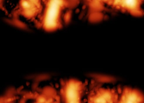 Digital Rendering Realistic Fire Burning Background