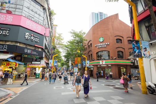 Taipei, Taiwan 13 September 2023: Ximending in Taipei city