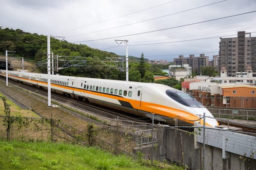 Taoyuan, Taiwan 20 August 2023: Taiwan High Speed Rail