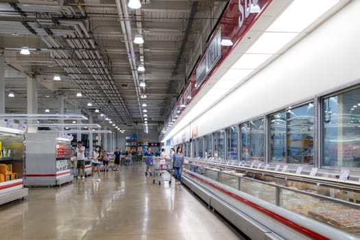 Taoyuan, Taiwan 17 August 2023: Costco wholesale store in Nankan of Taiwan