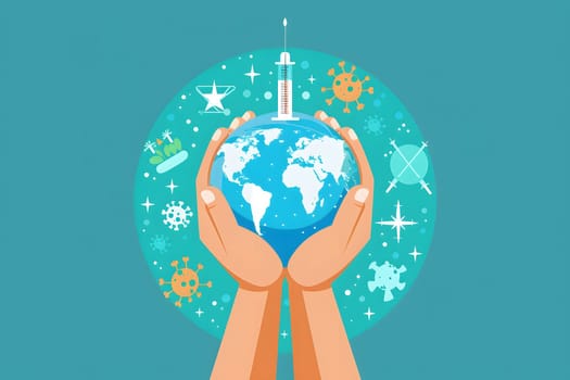 World Aids Vaccine Day, Flat Design, Generative Ai