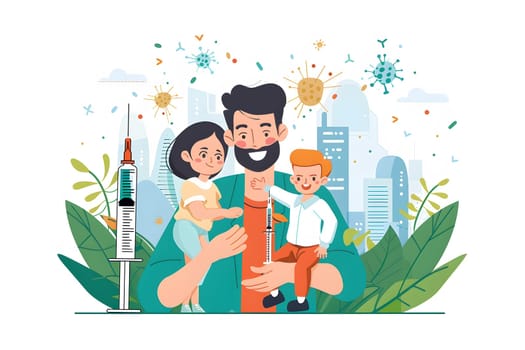 World Aids Vaccine Day, Love And Care For Family, Template Design, Generative Ai