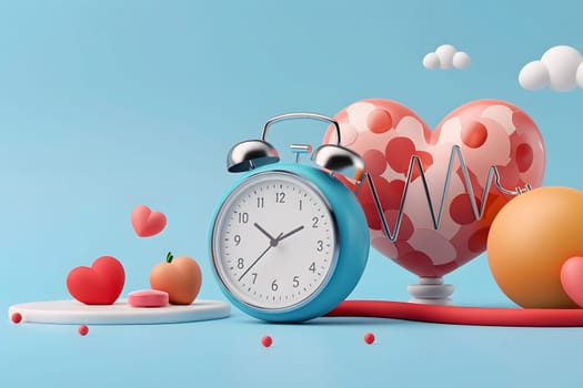 World Hypertension Day, Template 3D Design, Generative Ai