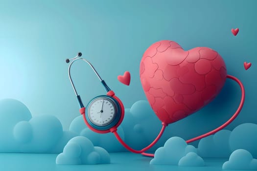 World Hypertension Day, Template 3D Design, Generative Ai