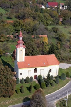 Parish Church of the Sacred Heart of Jesus and Saint Ladislaus in Mali Raven, Croatia