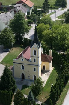 The parish church of St. John the Baptist in Gornji Desinec, Croatia