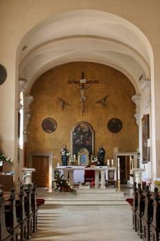 The parish church of St. Anne in Krizevci, Croatia