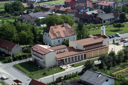 Parish Pastoral Center in Hrnetic, Karlovac, Croatia
