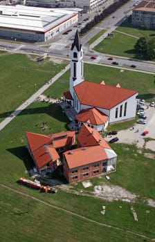 Parish Church of the Sacred Heart of Jesus in Karlovac, Croatia