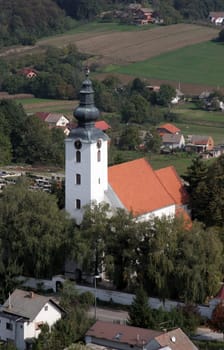 Parish Church of Our Lady of Snows in Kutina, Croatia