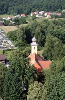 Parish Church of St. Francis Xavier in Svarca, Karlovac, Croatia