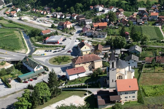 Parish church of the St. George in Durmanec, Zagorje region, Croatia